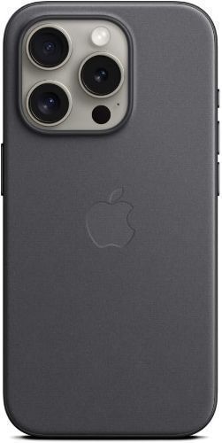Apple FineWoven Series Phone Case for MagSafe for Apple iPhone 15 Pro Max - Black by Apple - Refurbished - Very Good condition - US$54.49