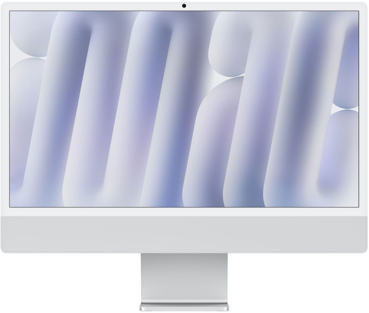 Apple iMac 2024 (Two ports) 24" - Apple M4 chip: 8-core CPU/8-Core GPU - 256GB - Silver - 16GB RAM - 24 Inch by Apple - Refurbished - Premium condition - CA$1407.99
