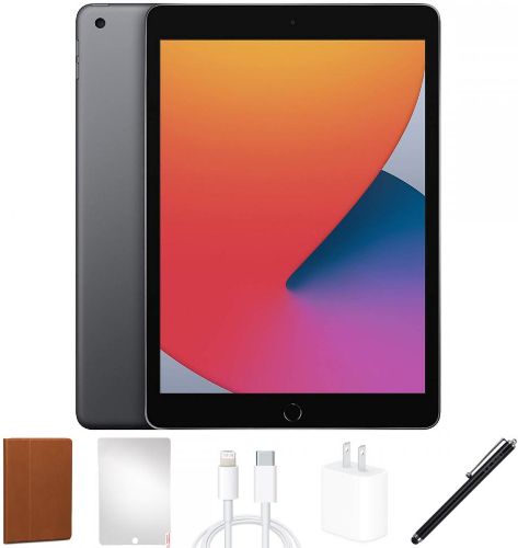 iPad 8 (2020) BUNDLE SET - 32GB - WiFi - Space Grey by Apple - Refurbished - Very Good condition - US$191.49
