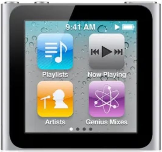 Apple iPod Nano 6th Gen - 8GB - Silver by Apple - Refurbished - Very Good condition - US$141.98