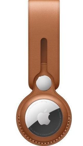 Apple Leather Loop Case For AirTag - Saddle Brown by Apple - Refurbished - Brand New condition - US$35.98