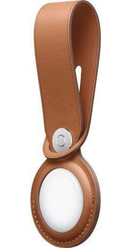 Apple Leather Loop Case For AirTag - Saddle Brown by Apple - Image 3