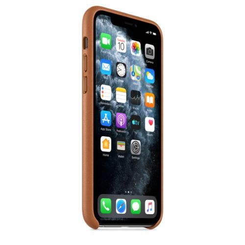 Apple Leather Case for iPhone 11 Pro - Saddle Brown by Apple - Image 2