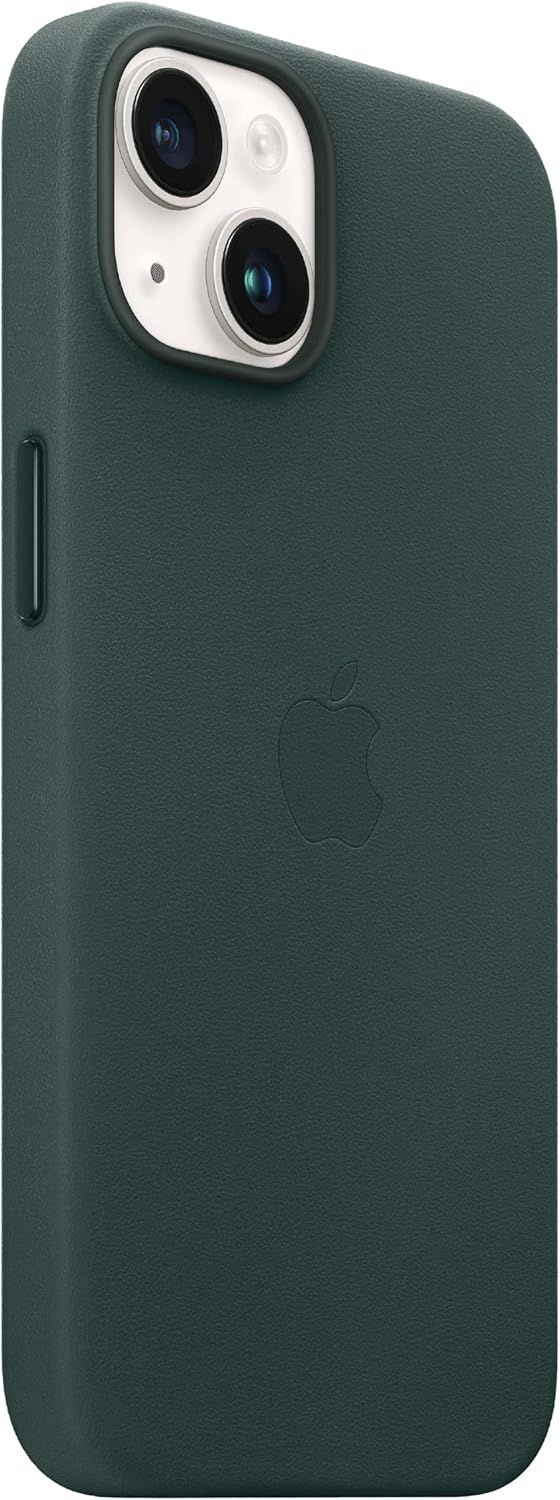Apple Leather Case with MagSafe for iPhone 14 Plus - Forest Green by Apple - Image 2