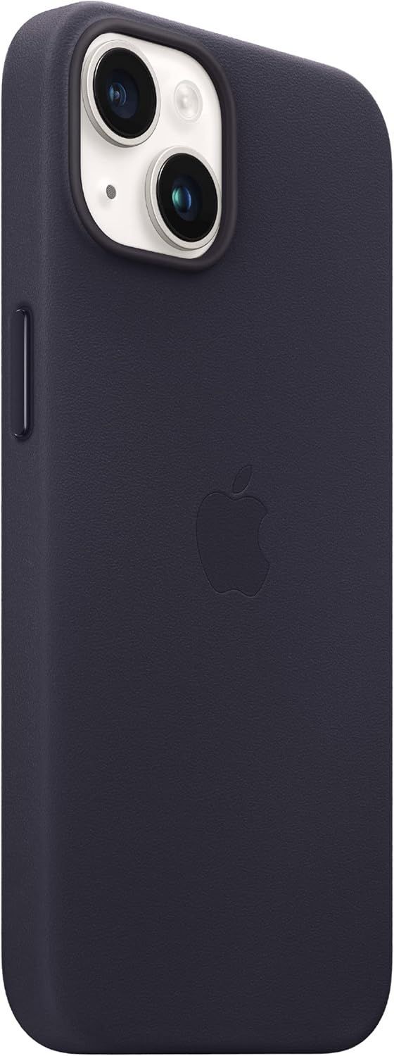 Apple Leather Case with MagSafe for iPhone 14 Plus - Ink by Apple - Image 2