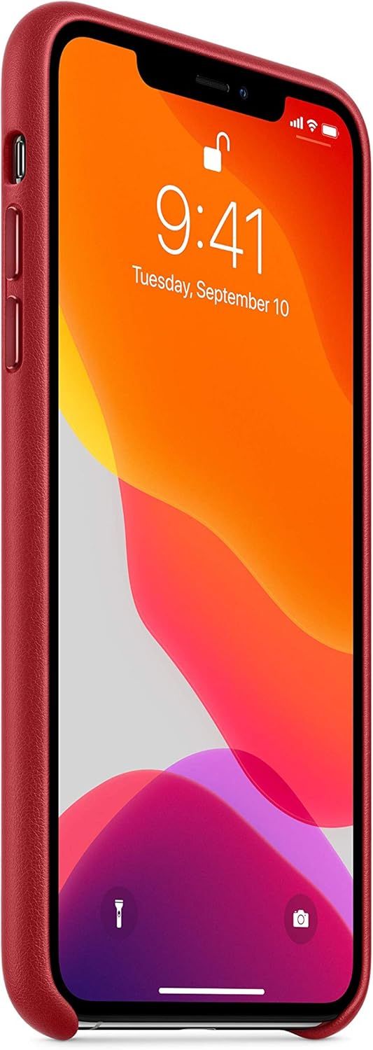 Apple Leather Phone Case for iPhone 11 Pro Max - Red by Apple - Image 2