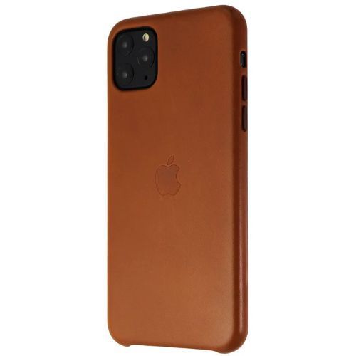 Apple Leather Phone Case for iPhone 11 Pro Max - Saddle Brown by Apple - Refurbished - Brand New condition - CA$81.49