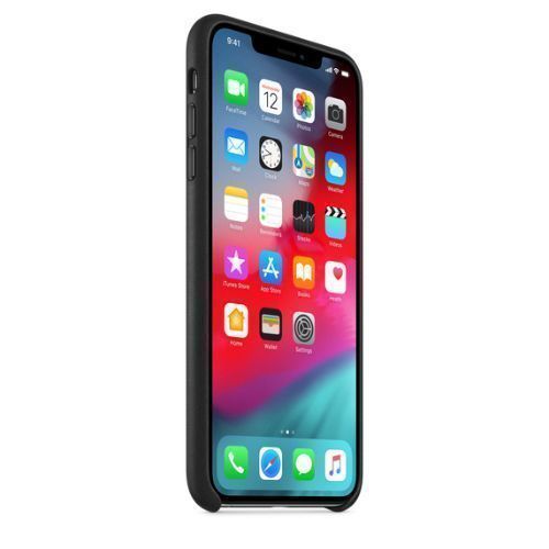 Apple Leather Phone Case for iPhone XS Max - Black by Apple - Refurbished - Brand New condition - Image 2