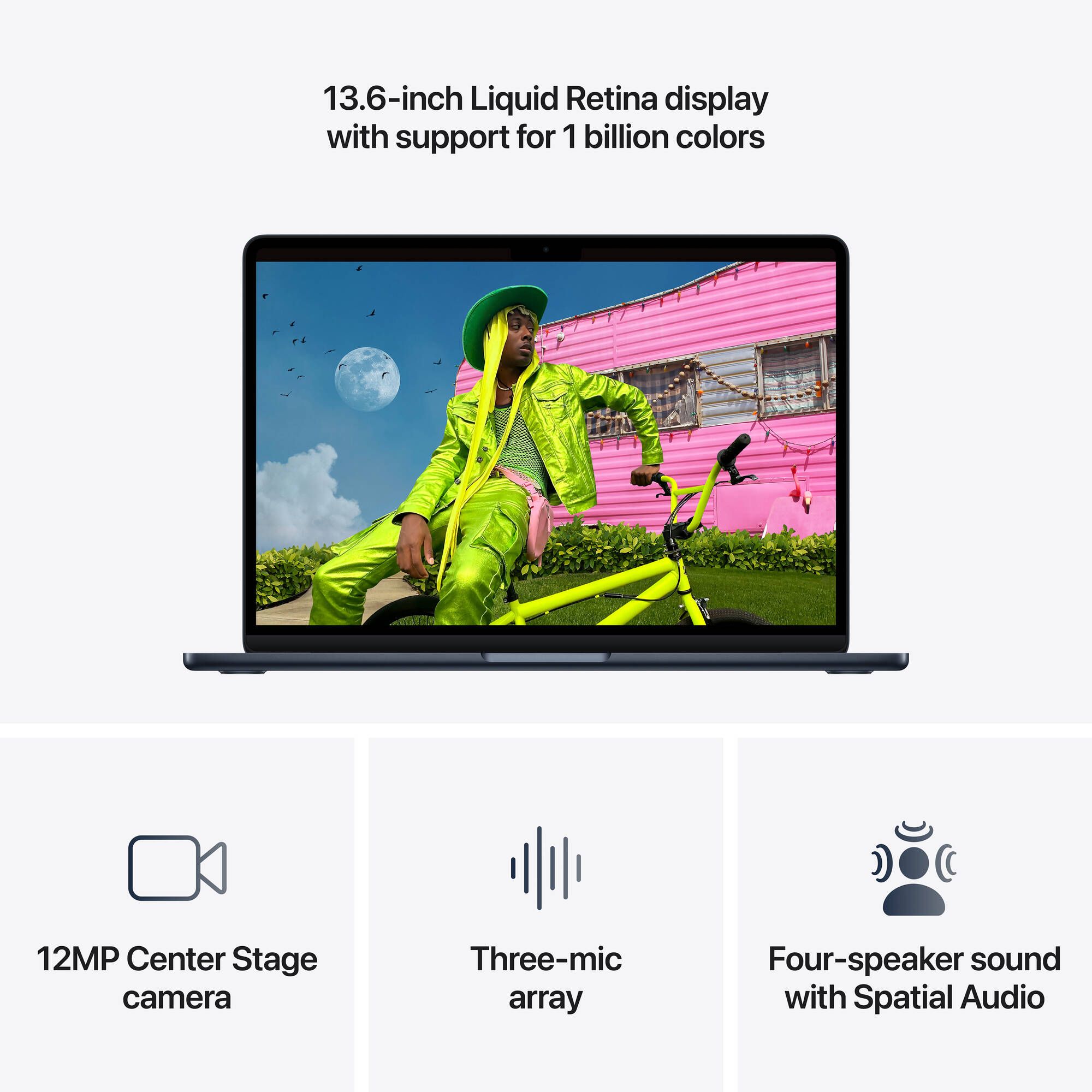 MacBook Air (2026) 13.6-inch - Sky Blue - Apple M5 chip: 10‑core CPU/10-core GPU - 16GB RAM - 1TB by Apple - Image 7