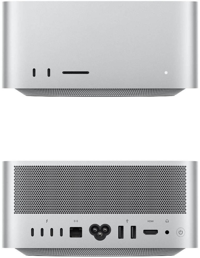 Apple Mac Studio (2025) - Apple M3 Ultra chip: 28-core CPU 60-core GPU - 1TB - Silver - 96GB RAM by Apple - Image 4