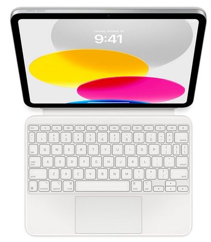 Apple Magic Keyboard Folio for iPad (10th generation) - White by Apple - Refurbished - Premium condition - US$228.49
