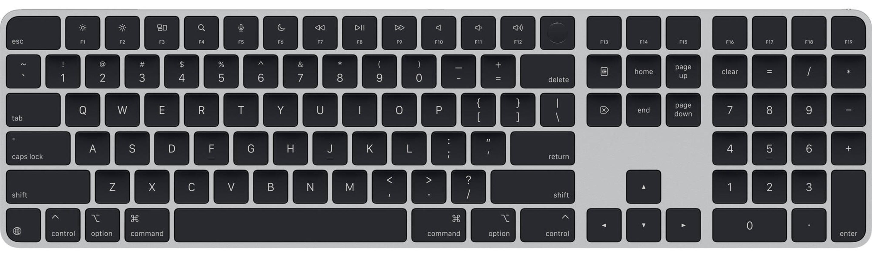 Apple Magic Keyboard with Touch ID and Numeric Keypad for Mac Models - Black by Apple - Refurbished - Very Good condition - US$258.99