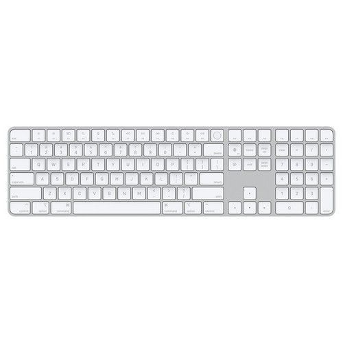 Apple Magic Keyboard with Touch ID and Numeric Keypad for Mac Models - White by Apple - Refurbished - Very Good condition - US$171.48