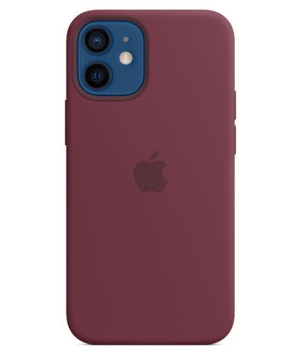 Apple Silicone Case with MagSafe for iPhone 12 mini - Plum by Apple - Refurbished - Brand New condition - US$11.38