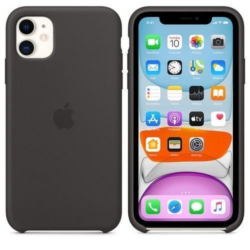 Apple Silicone Phone Case for iPhone 11 - Black by Apple - Refurbished - Brand New condition - Image 3