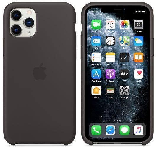 Apple Silicone Phone Case for iPhone 11 Pro - Black by Apple - Refurbished - Brand New condition - Image 2