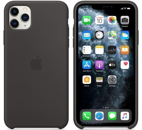 Apple Silicone Phone Case for iPhone 11 Pro Max - Black by Apple - Refurbished - Brand New condition - US$40.98