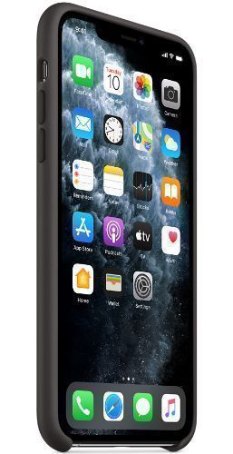 Apple Silicone Phone Case for iPhone 11 Pro Max - Black by Apple - Image 2
