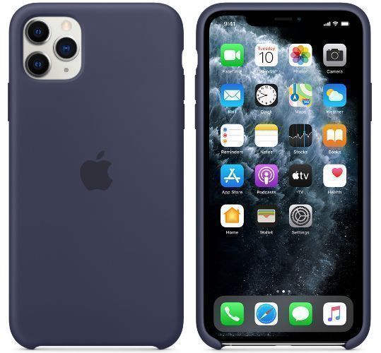 Apple Silicone Phone Case for iPhone 11 Pro Max - Midnight Blue by Apple - Refurbished - Brand New condition - US$10.42