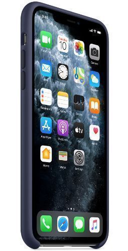 Apple Silicone Phone Case for iPhone 11 Pro Max - Midnight Blue by Apple - Refurbished - Very Good condition - Image 2