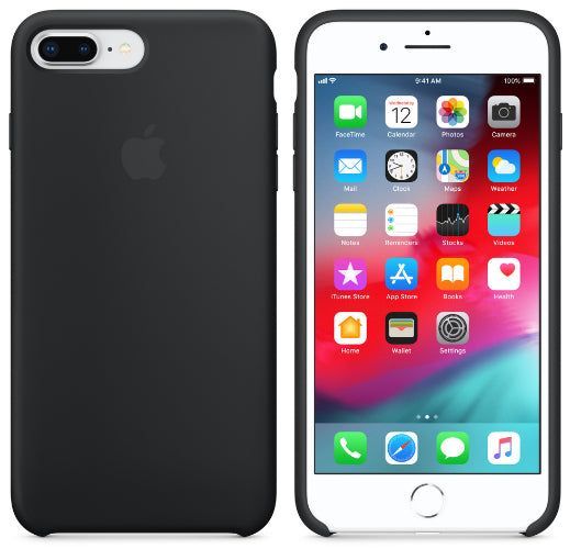 Apple Silicone Phone Case for iPhone 8 Plus | 7 Plus - Black by Apple - Refurbished - Brand New condition - Image 2