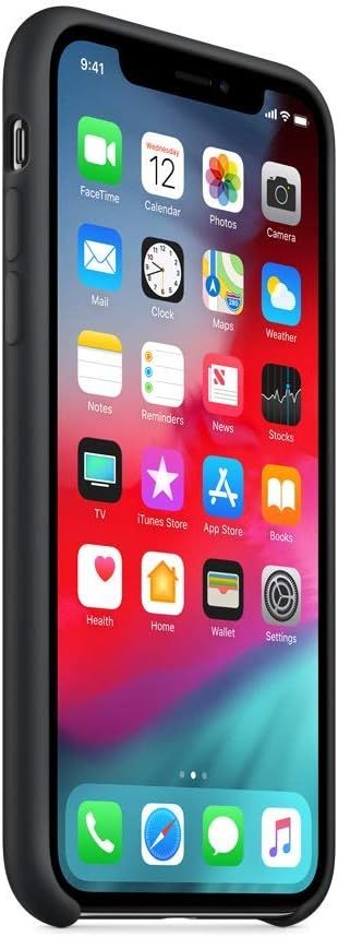 Apple Silicone Phone Case for iPhone X - Black by Apple - Image 3