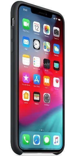 Apple Silicone Phone Case for iPhone XS - Black by Apple - Refurbished - Brand New condition - Image 2