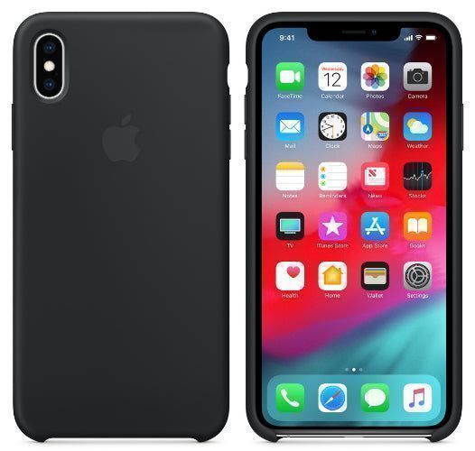 Apple Silicone Phone Case for iPhone XS Max - Black by Apple - Refurbished - Brand New condition - Image 2