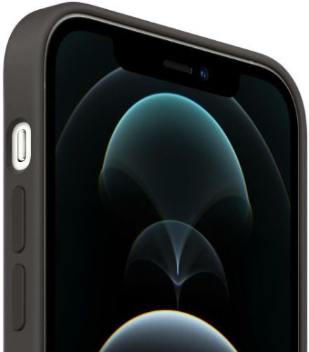 Apple Silicone Phone Case with MagSafe for iPhone 12 Pro Max - Black by Apple - Refurbished - Brand New condition - Image 3