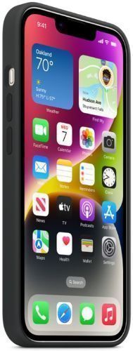 Apple Silicone Phone Case with MagSafe for iPhone 14 - Midnight by Apple - Image 3