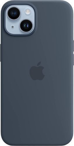Apple Silicone Phone Case with MagSafe for iPhone 14 Plus - Storm Blue by Apple - Refurbished - Brand New condition - US$8.78