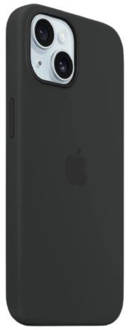 Apple Silicone Phone Case with MagSafe for iPhone 15 - Black by Apple - Refurbished - Very Good condition - Image 2