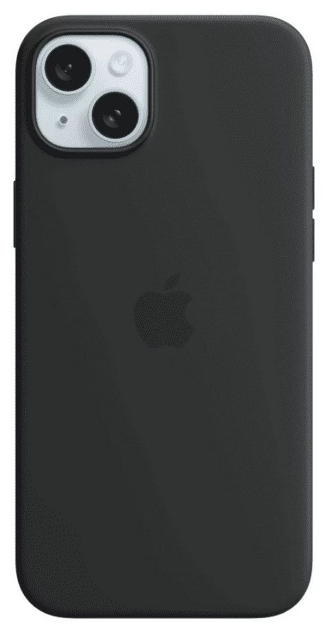 Apple Silicone Phone Case with MagSafe for iPhone 15 Plus - Black by Apple - Refurbished - Good condition - US$40.98