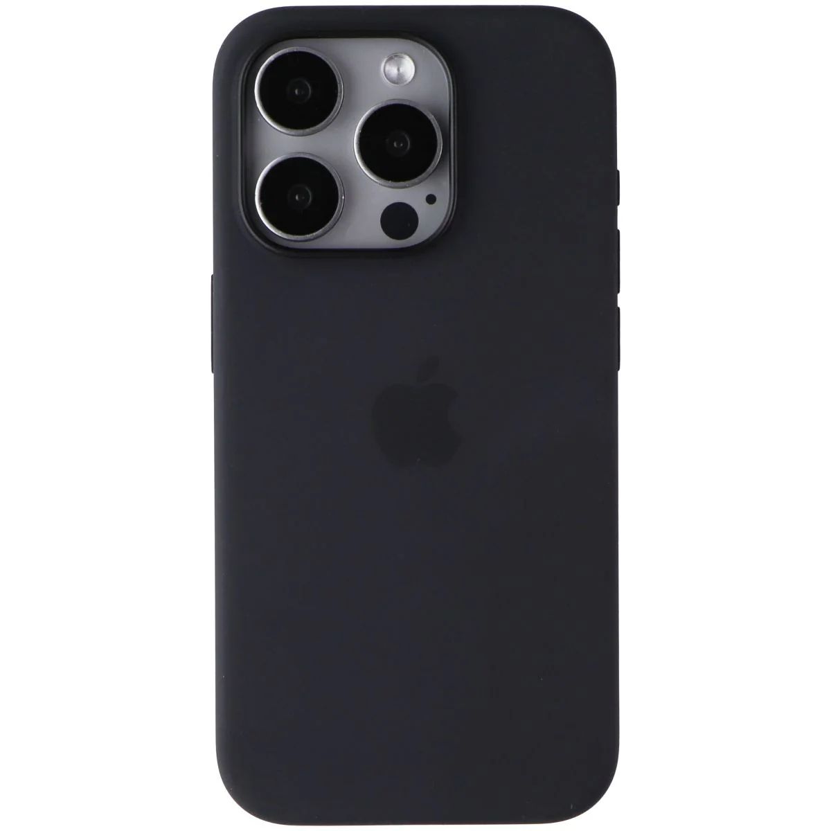 Apple Silicone Phone Case with MagSafe for iPhone 15 Pro - Black by Apple - Refurbished - Good condition - Image 2