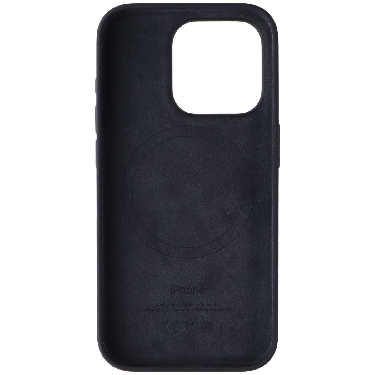 Apple Silicone Phone Case with MagSafe for iPhone 15 Pro - Black by Apple - Refurbished - Good condition - Image 3