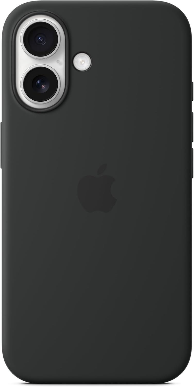Apple Silicone Phone Case with MagSafe for iPhone 16 Plus - Black by Apple - Refurbished - Brand New condition - CA$50.98