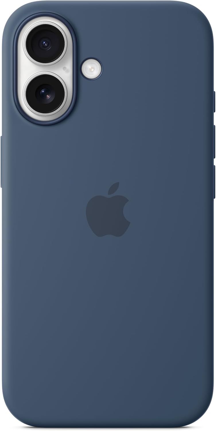 Apple Silicone Phone Case with MagSafe for iPhone 16 Plus - Denim by Apple - Refurbished - Like New condition - US$42.89