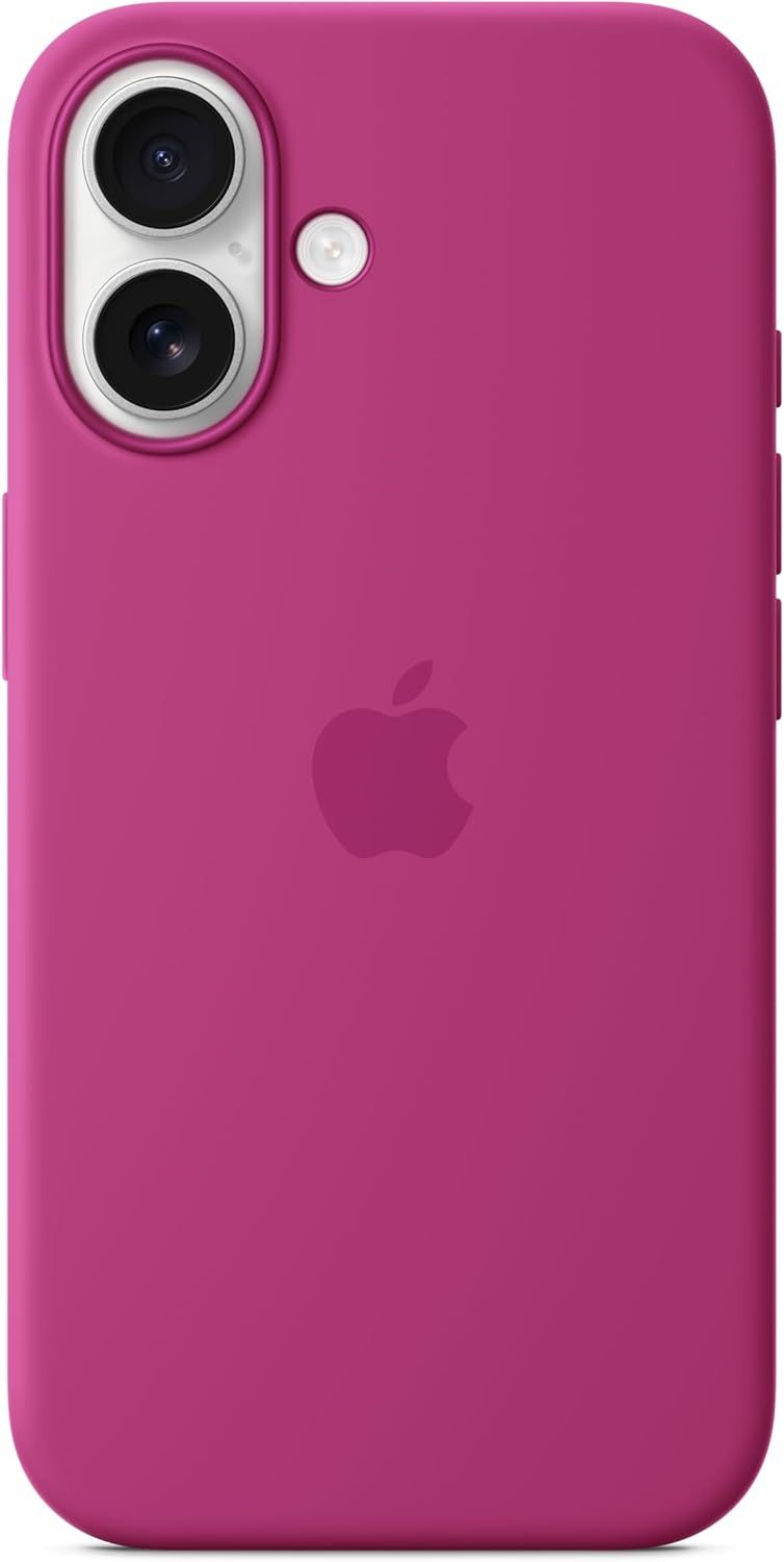 Apple Silicone Phone Case with MagSafe for iPhone 16 Plus - Fuchsia by Apple - Refurbished - Brand New condition - US$32.57