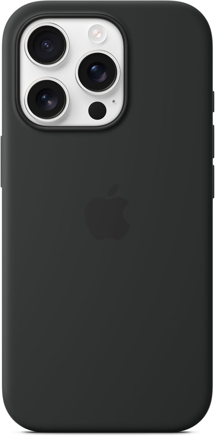 Apple Silicone Phone Case with MagSafe for iPhone 16 Pro Max - Black by Apple - Refurbished - Very Good condition - US$35.57