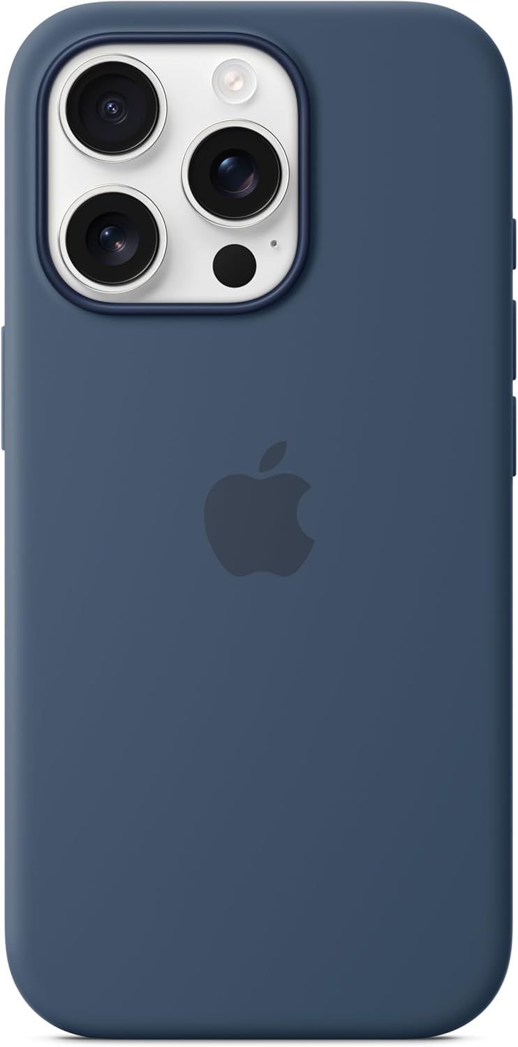 Apple Silicone Phone Case with MagSafe for iPhone 16 Pro Max - Denim by Apple - Refurbished - Brand New condition - US$30.23