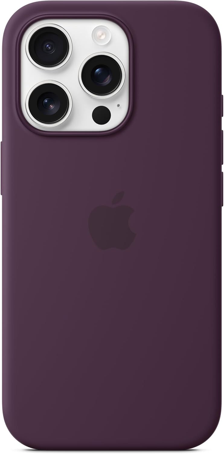 Apple Silicone Phone Case with MagSafe for iPhone 16 Pro Max - Plum by Apple - Refurbished - Very Good condition - US$56.49