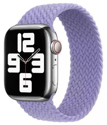 Apple Watch Braided Solo Loop (41mm) - Lavender - Size 8 by Apple - Refurbished - Like New condition - Image 2