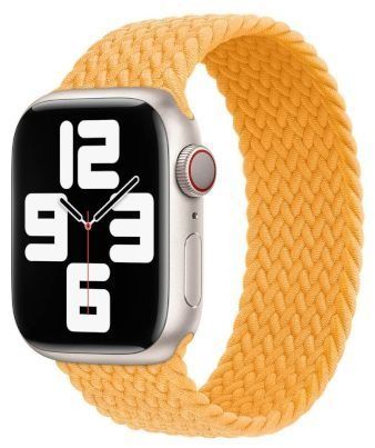 Apple Watch Braided Solo Loop (41mm) - Maize - Size 8 by Apple - Refurbished - Like New condition - Image 2