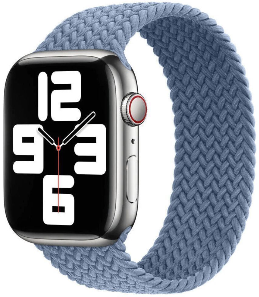 Apple Watch Braided Solo Loop (41mm) - Slate Blue - Size 1 by Apple - Refurbished - Like New condition - Image 2