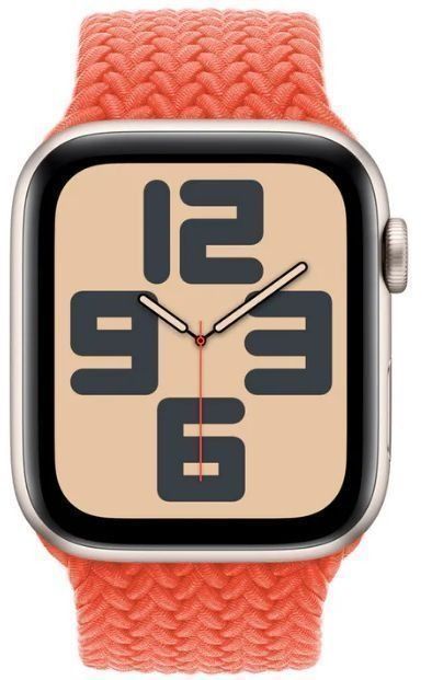 Apple Watch Braided Solo Loop (44mm) - Electric Orange - Size 11 by Apple - Image 2