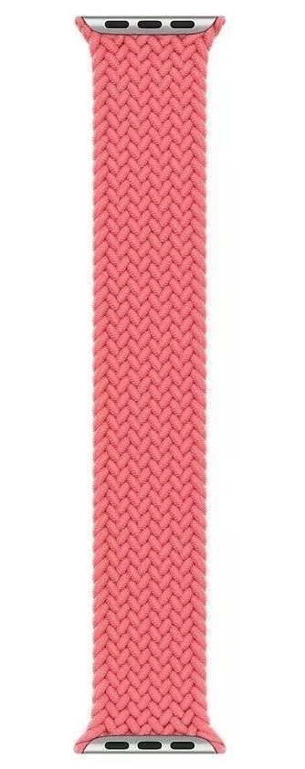 Apple Watch Braided Solo Loop (44mm) - Pink Punch - Size 9 by Apple - Refurbished - Like New condition - US$43.99