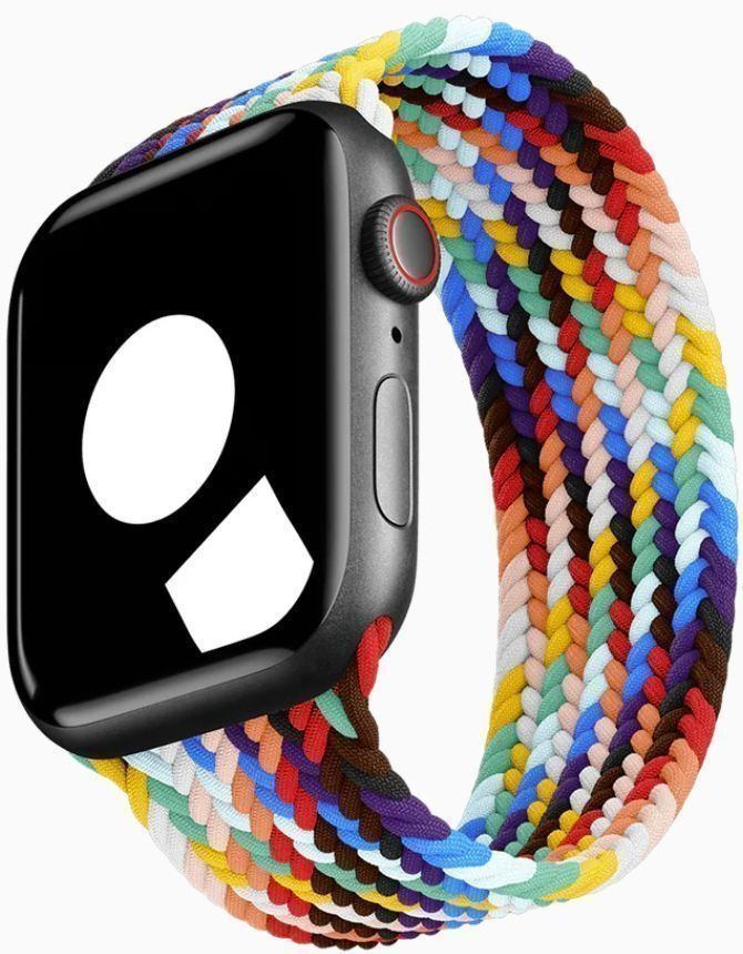 Apple Watch Braided Solo Loop (44mm) - Pride Edition - Size 12 by Apple - Image 2