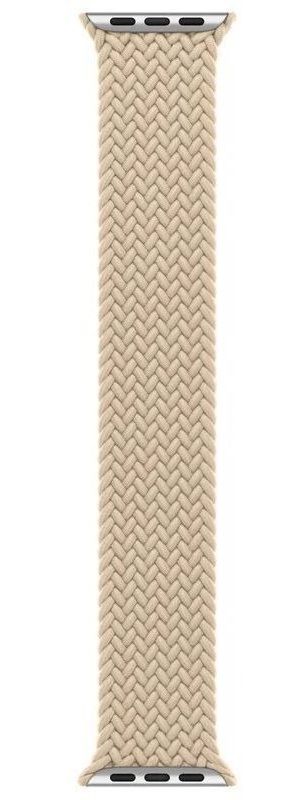 Apple Watch Braided Solo Loop (45mm) - Beige - Size 1 by Apple - Refurbished - Like New condition - US$41.98