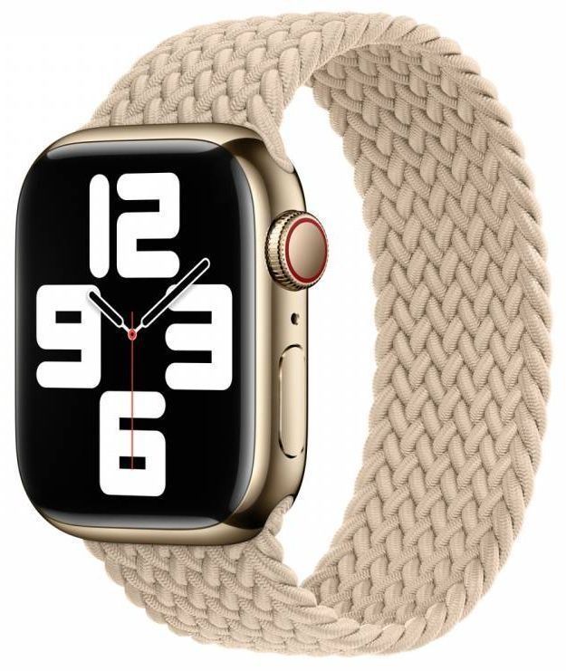 Apple Watch Braided Solo Loop (45mm) - Beige - Size 12 by Apple - Refurbished - Like New condition - Image 2