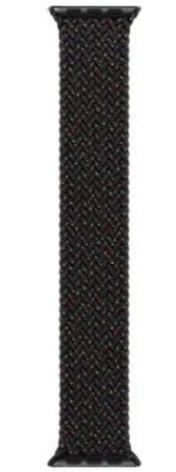 Apple Watch Braided Solo Loop (45mm) - Black Unity - Size 11 by Apple - Refurbished - Very Good condition - US$32.43